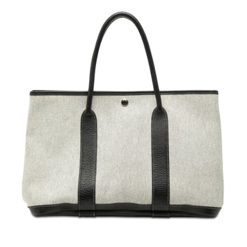 Hermes Garden Party Tote Toile And