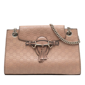 Emily Chain Flap Shoulder Bag Guccissima