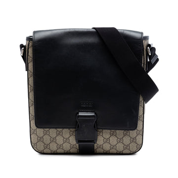 Gucci Buckle Flap Messenger Bag Gg