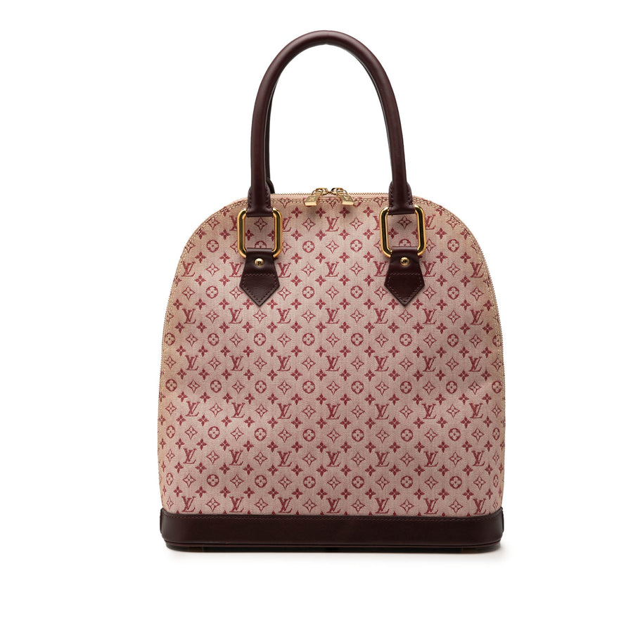 Louis Vuitton Alma Handbag Mini Lin Haut