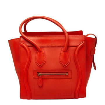 Celine Luggage Bag Smooth Leather Micro