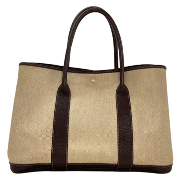 Hermes Garden Party Tote Toile And