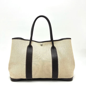 Hermes Garden Party Tote Toile And