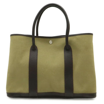 Hermes Garden Party Tote Toile And