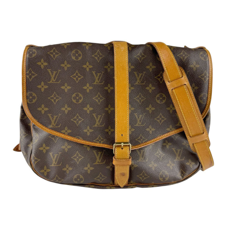 Louis Vuitton Saumur Handbag Canvas 35
