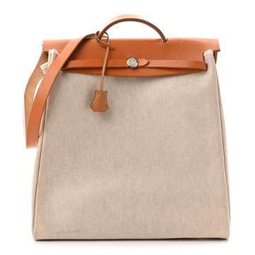 Hermes Toile Vache Calfskin Herbag 39 Mm