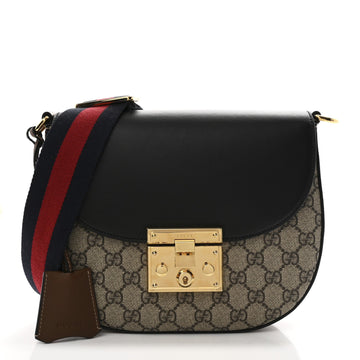 Gucci Gg Supreme Web Medium Padlock