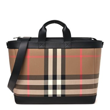 Burberry Ip Check Nylon Calfskin Ormond