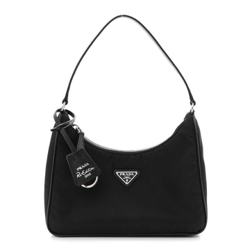 Prada Tessuto Nylon Saffiano Mini Re-