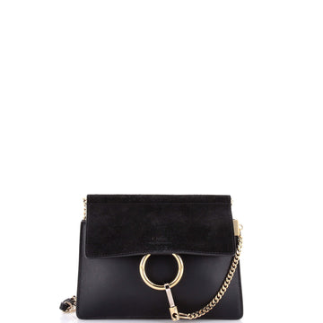 Chloe Faye Chain Shoulder Bag Leather
