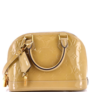 Louis Vuitton Alma Handbag Vernis Bb