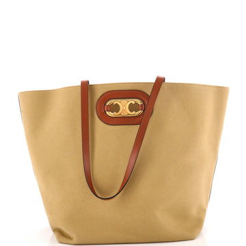 Celine Cabas Maillon Triomphe Bag Canvas