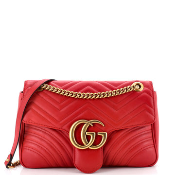 Gucci Gg Marmont Flap Bag Matelasse