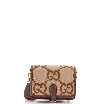 Gucci Buckle Messenger Bag Jumbo Gg