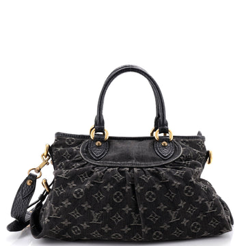Louis Vuitton Neo Cabby Handbag Denim Mm