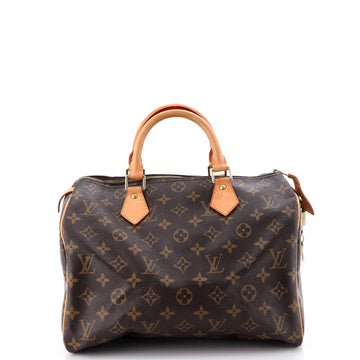 Louis Vuitton Speedy Handbag Canvas 30