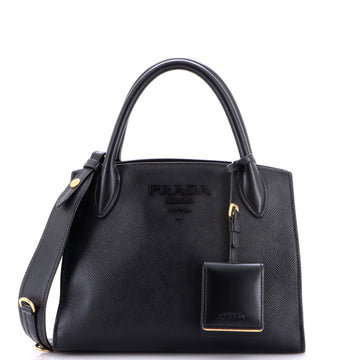 Prada Monochrome Tote Saffiano With City