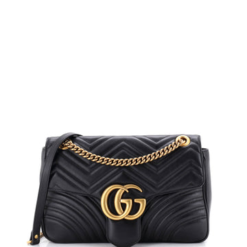 Gucci Gg Marmont Flap Bag Matelasse
