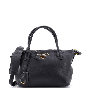 Prada Dual Strap Zip Tote Vitello Daino