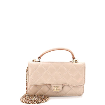 Chanel Classic Top Handle Flap Phone