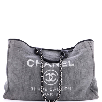 Chanel Deauville Tote Canvas Xl