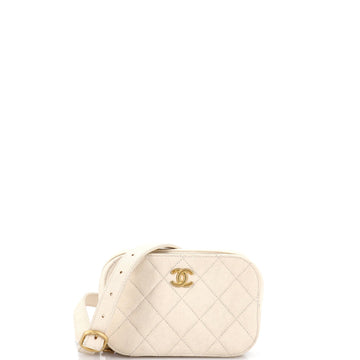 Chanel Chain Melody Camera Bag Quilted