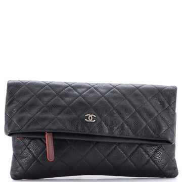 Chanel Beauty Cc Clutch Quilted Caviar