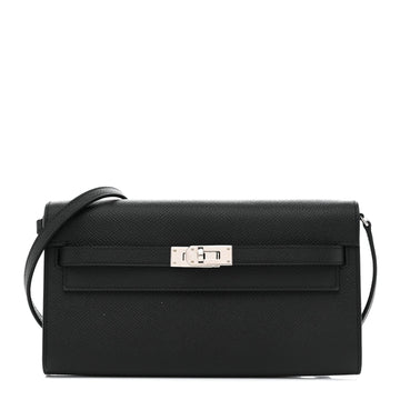 Hermes Epsom Kelly Wallet To Go Black