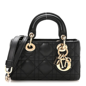 Christian Dior Lambskin Cannage Micro