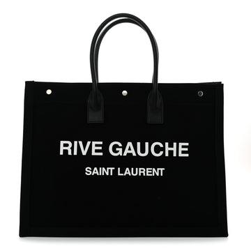 Saint Laurent Linen Calfskin Rive Gauche