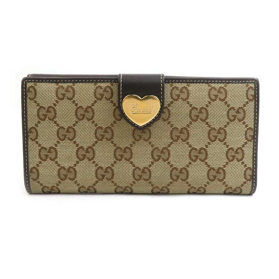 Gucci Bifold Long Wallet Brown Gg