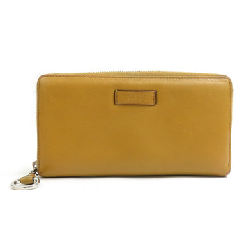Gucci Zip Around Long Wallet Beige
