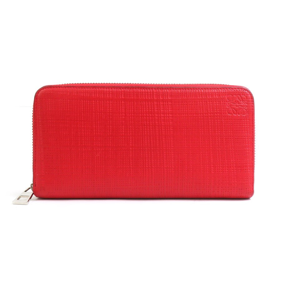 Loewe Zip Around Long Wallet Red