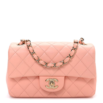 Chanel Lambskin Quilted Mini Rectangular
