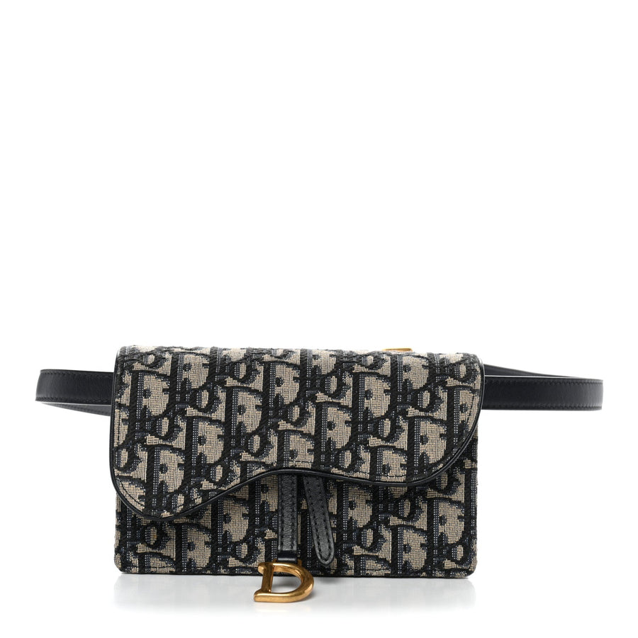 Christian Dior Oblique Saddle Belt Bag