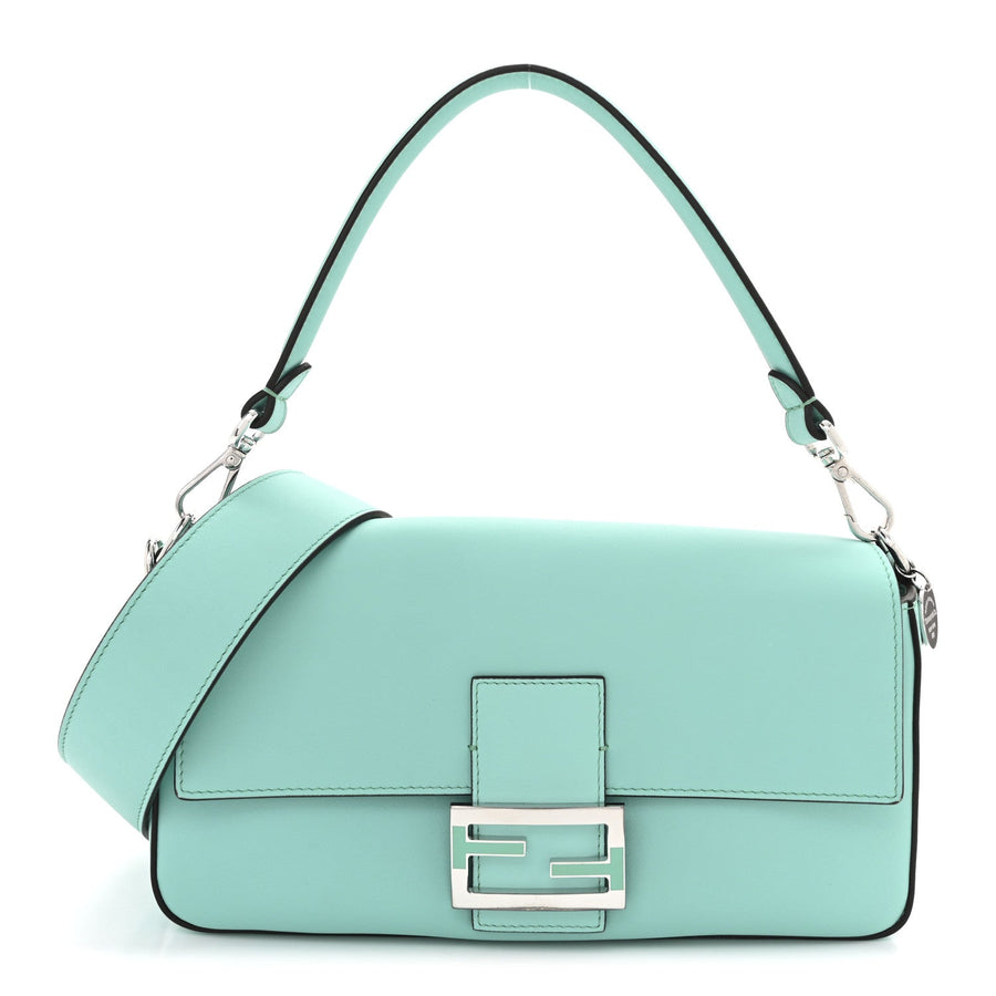 Fendi X Tiffany Nappa Silver Baguette