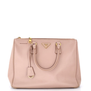 Prada Double Zip Lux Tote Saffiano