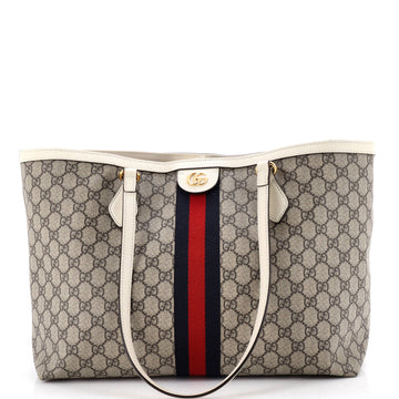 Gucci Ophidia Shopping Tote Gg Coated