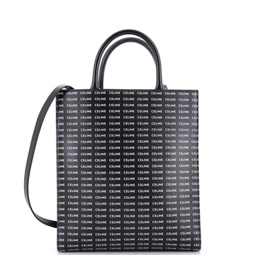 Celine Vertical Cabas Tote All Over Logo