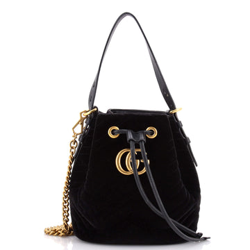 Gucci Gg Marmont Bucket Bag Matelasse