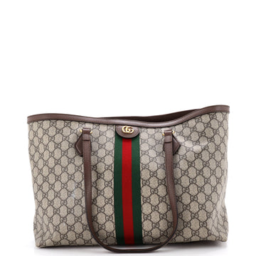 Gucci Ophidia Shopping Tote Gg Coated
