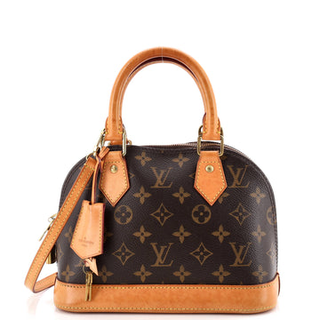 Louis Vuitton Alma Handbag Canvas Bb