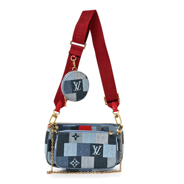 Louis Vuitton Denim Damier Patchwork