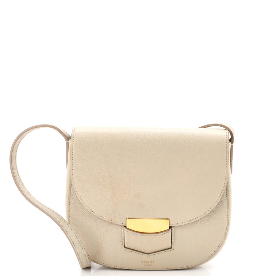 Celine Trotteur Crossbody Bag Grainy