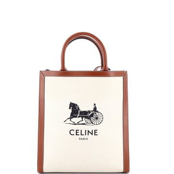 Celine Sulky Vertical Cabas Tote Canvas