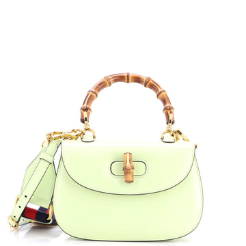Gucci Bamboo Top Handle Bag Leather