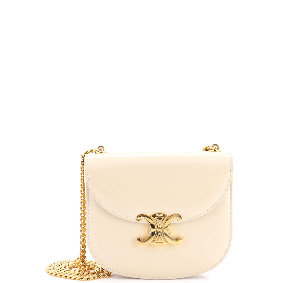 Celine Triomphe Besace Clea Chain Flap