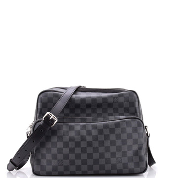 Louis Vuitton Leoh Messenger Bag Damier