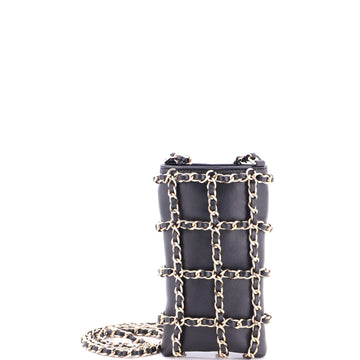 Chanel Tech Me Out Clutch With Chain