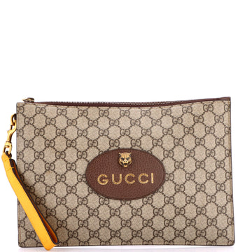 Gucci Neo Vintage Wristlet Pouch Gg